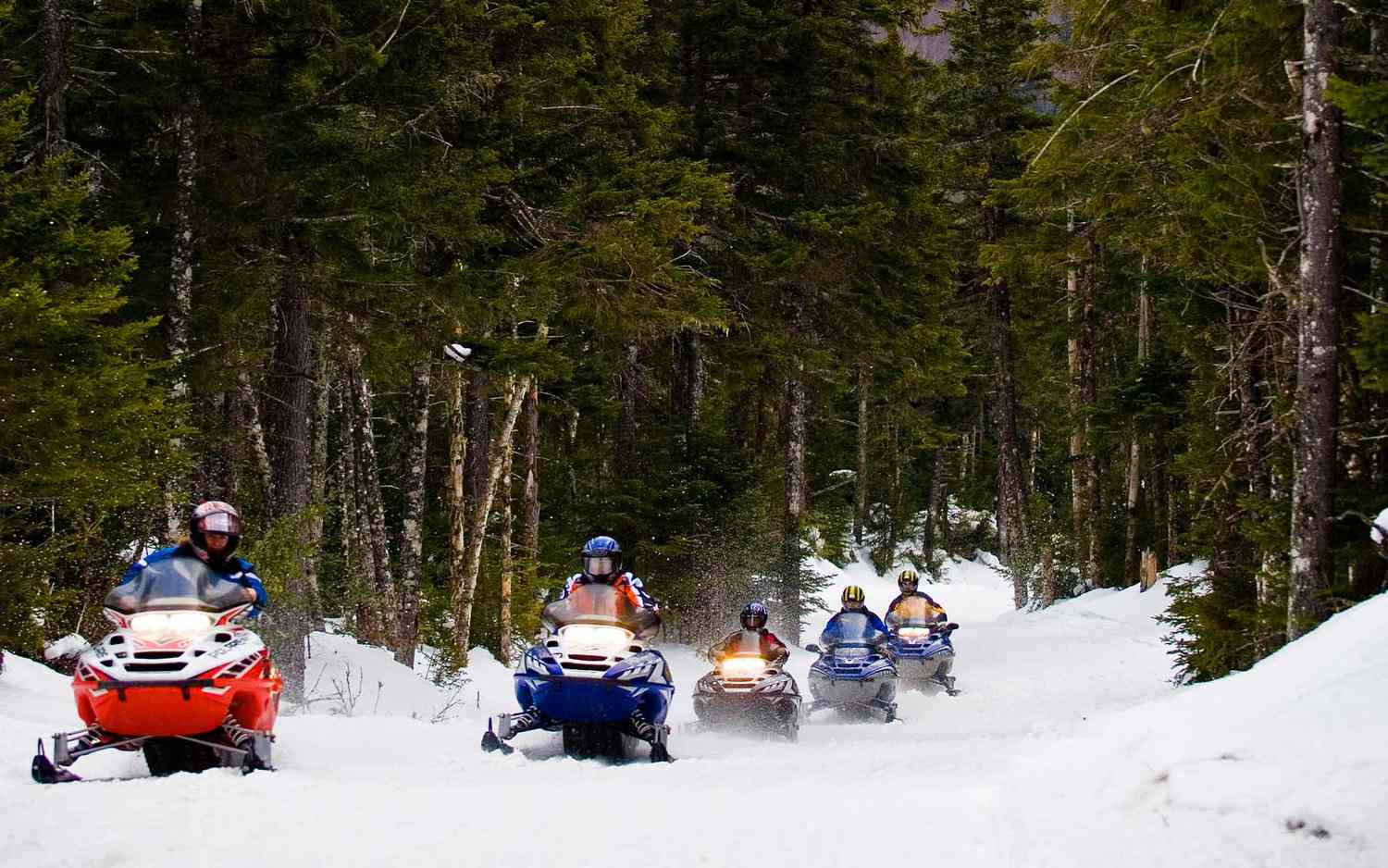 Motoneiges à Bretton Woods