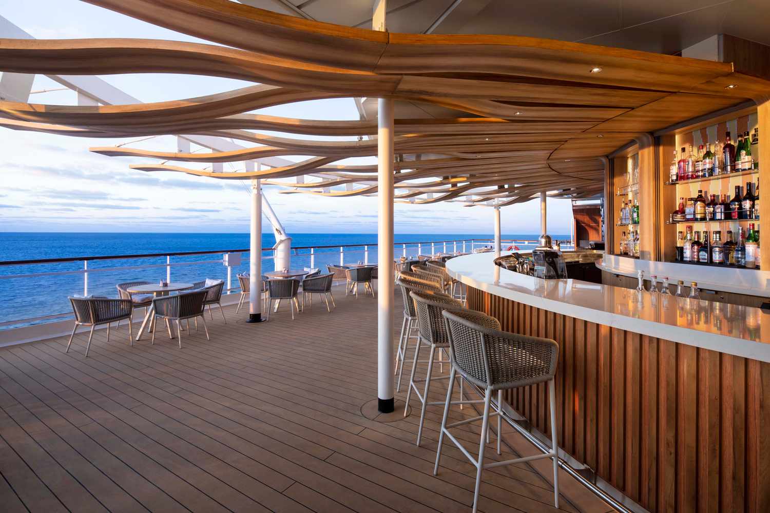 Rooftop deck on Celebrity Xpeition