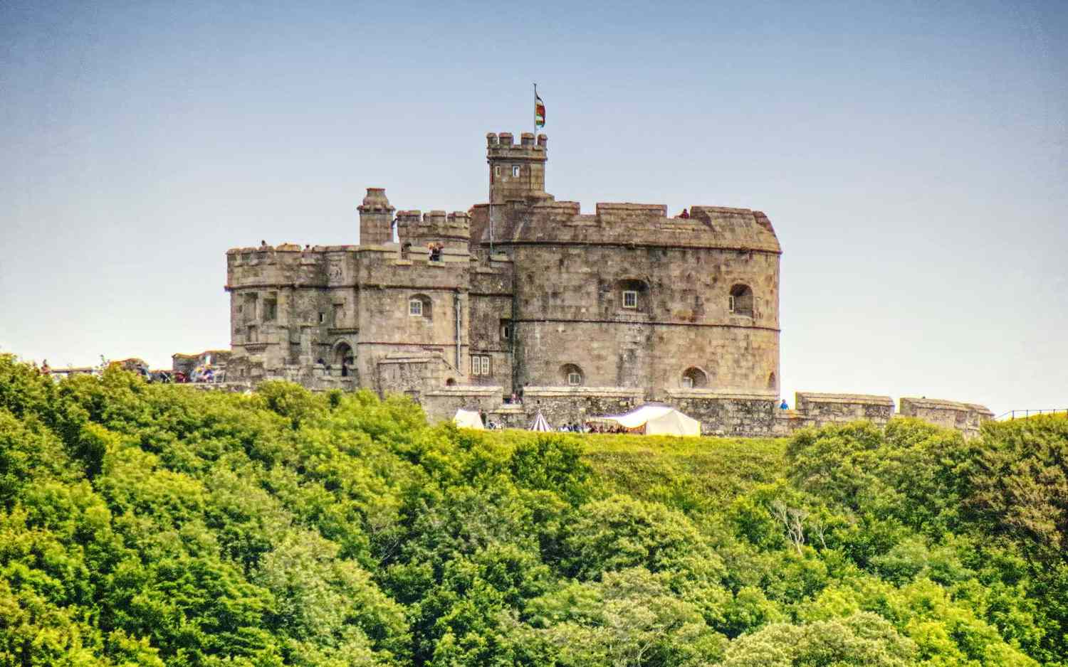 Château de Pendennis à Falmouth, Cornouailles, Royaume-Uni