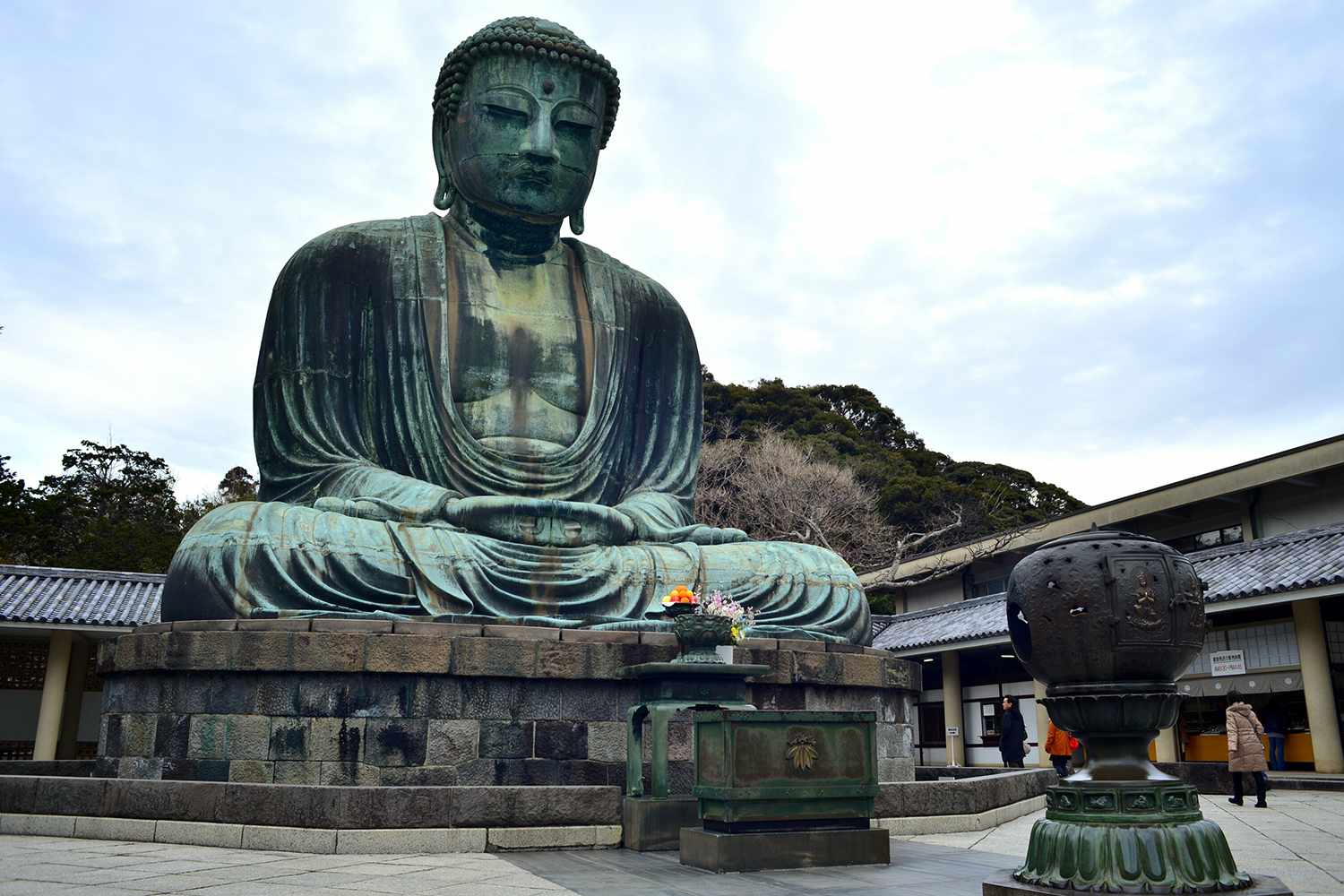 Giant Buddha Statue at Kotoku-In Temple in Japan