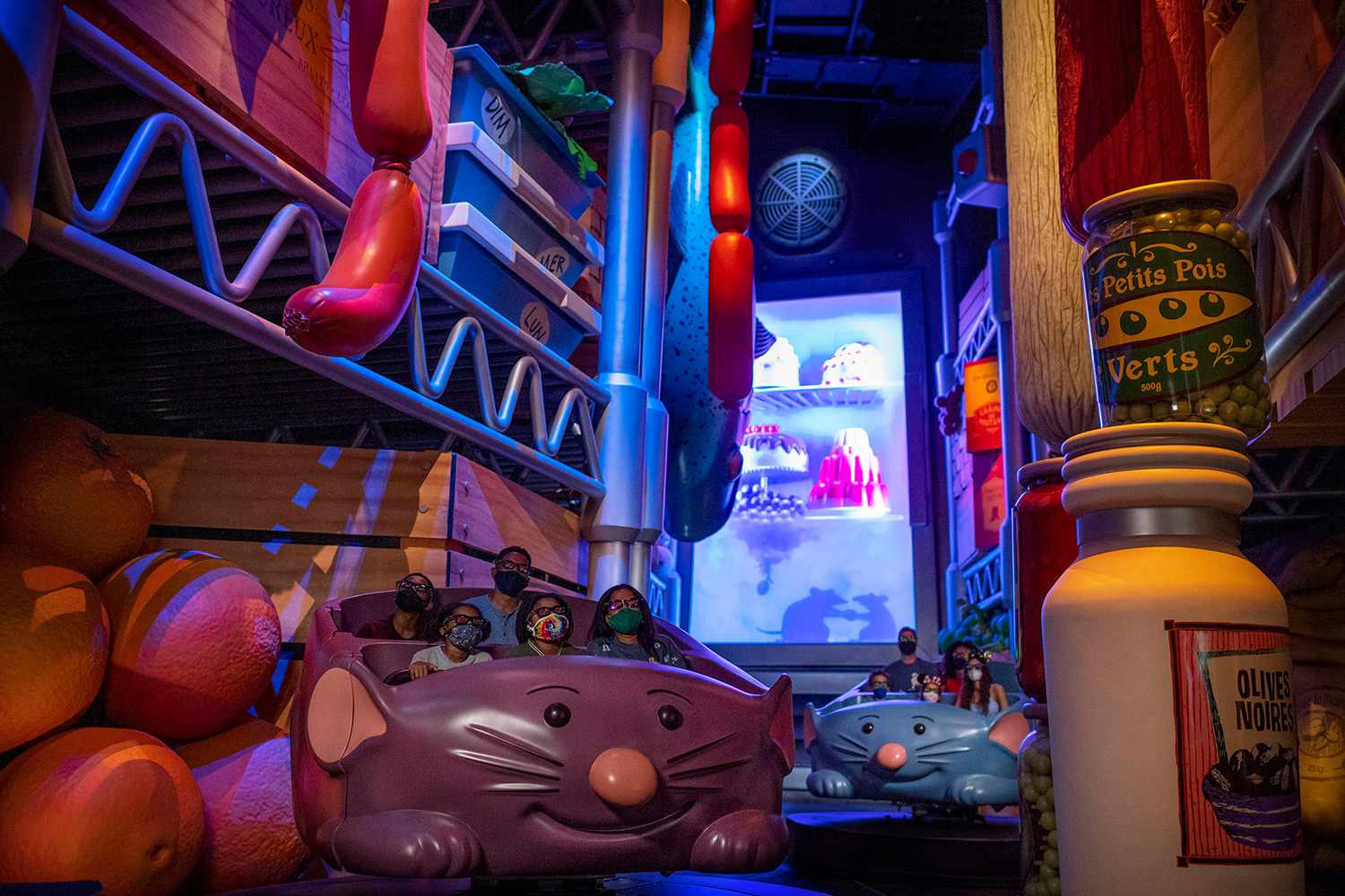 Remyâs Ratatouille Adventure is a family-friendly attraction where guests feel as if they shrink to the size of a rat and race through Gusteauâs restaurant in the newly expanded France pavilion at EPCOT at Walt Disney World Resort in Lake Buena Vista, Fla.