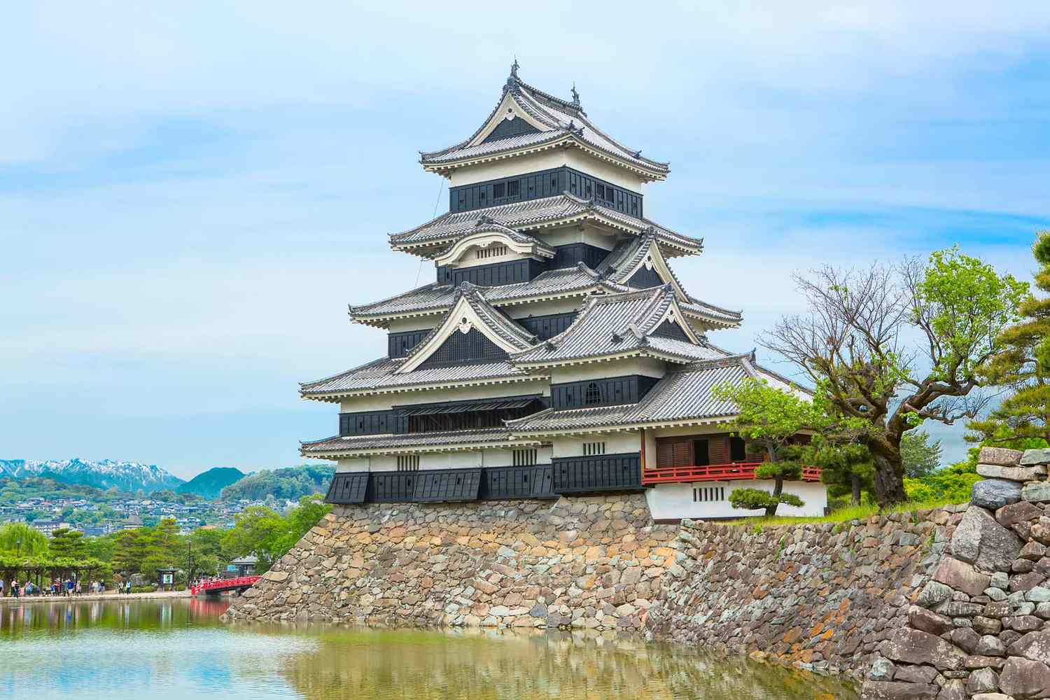 Le château de Matsumoto, au printemps
