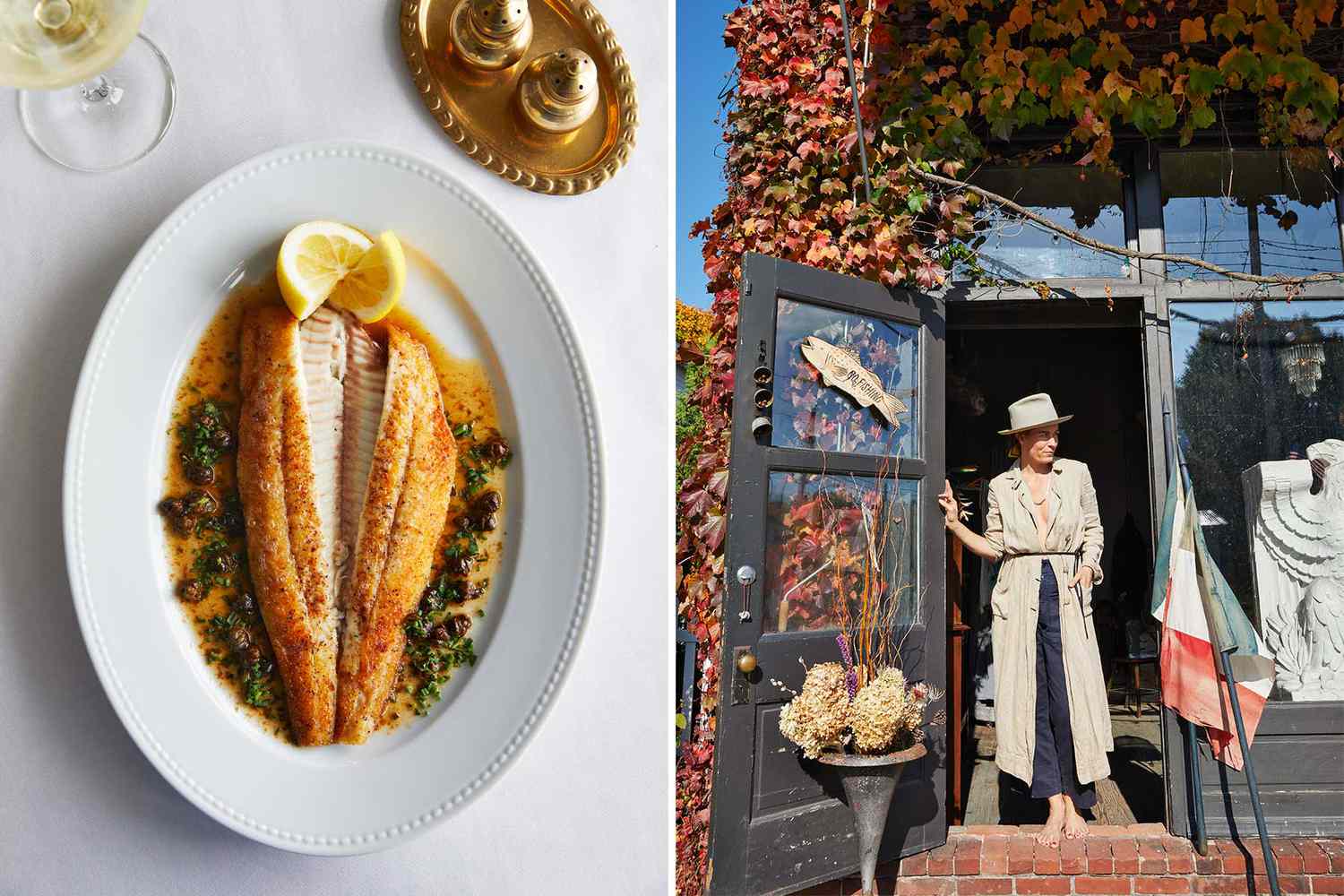 Scènes des Catskills, dont le Dover Sole à Kenosa Hall, et Juliette Hermant dans sa boutique à Narrowsburg