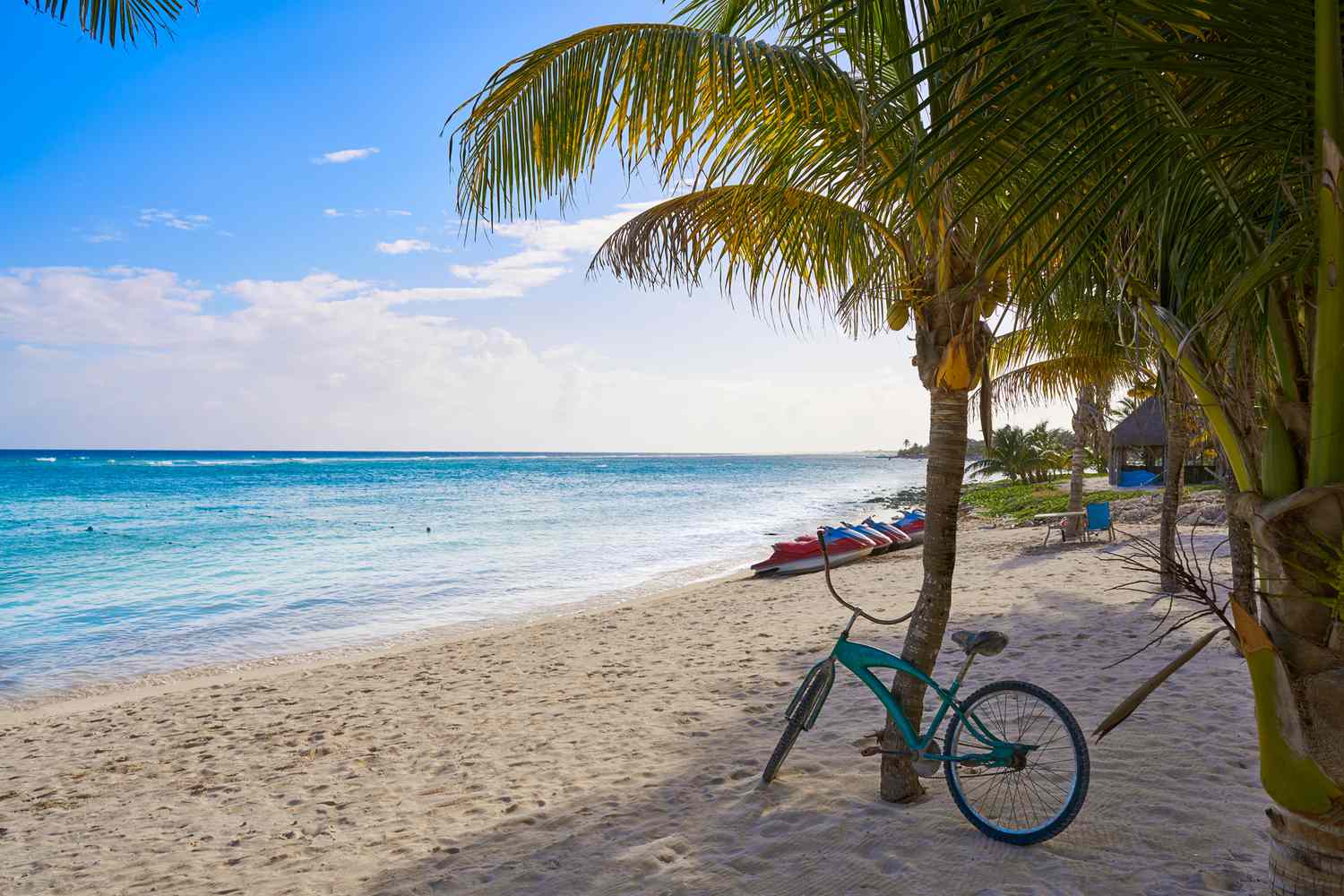 Plage des Caraïbes à Mahahual, Costa Maya de Mayan Mexico