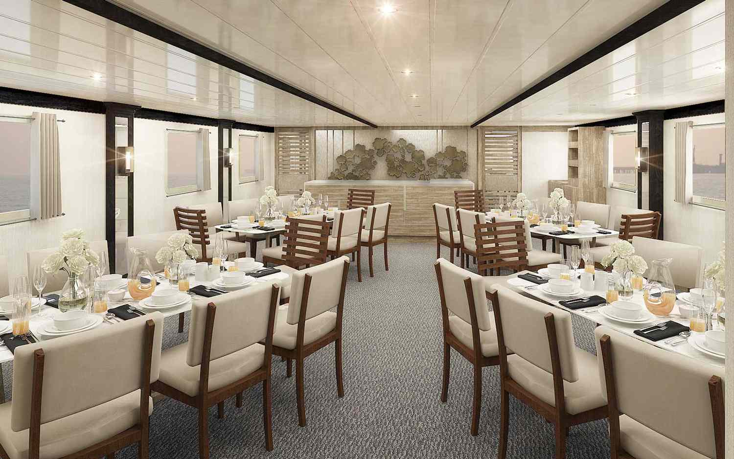 Salle à Manger Intérieure de la Croisière Evolution
