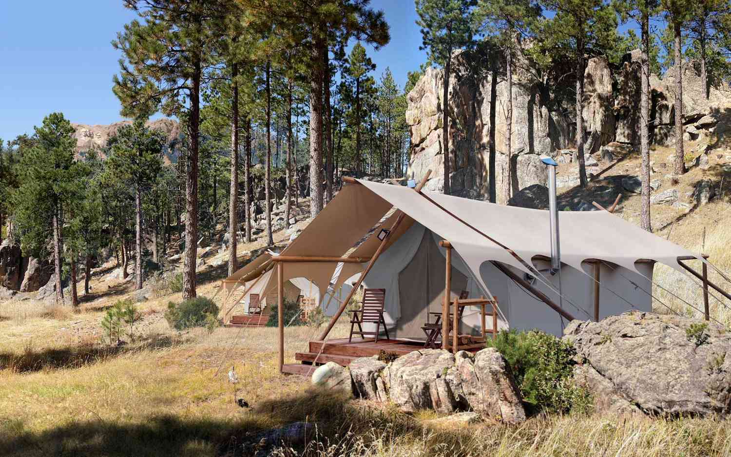 Tente de luxe à Mt Rushmore avec expérience de glamping Under Canvas