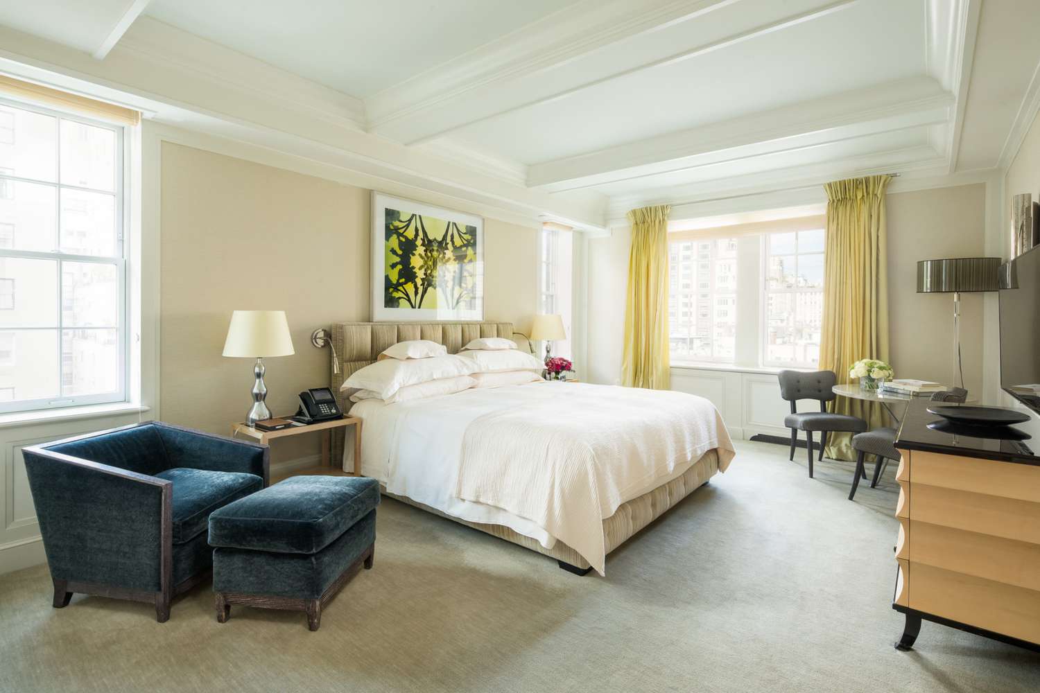 Interior of guest room in The Mark