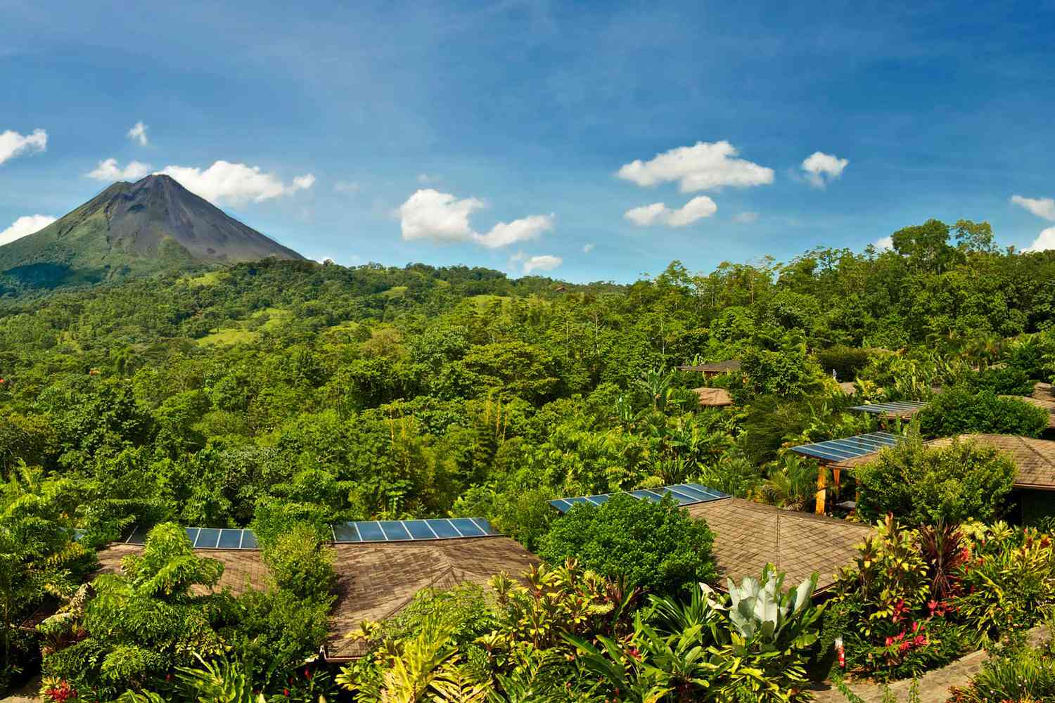 Vue extérieure aérienne de Nayara Gardens