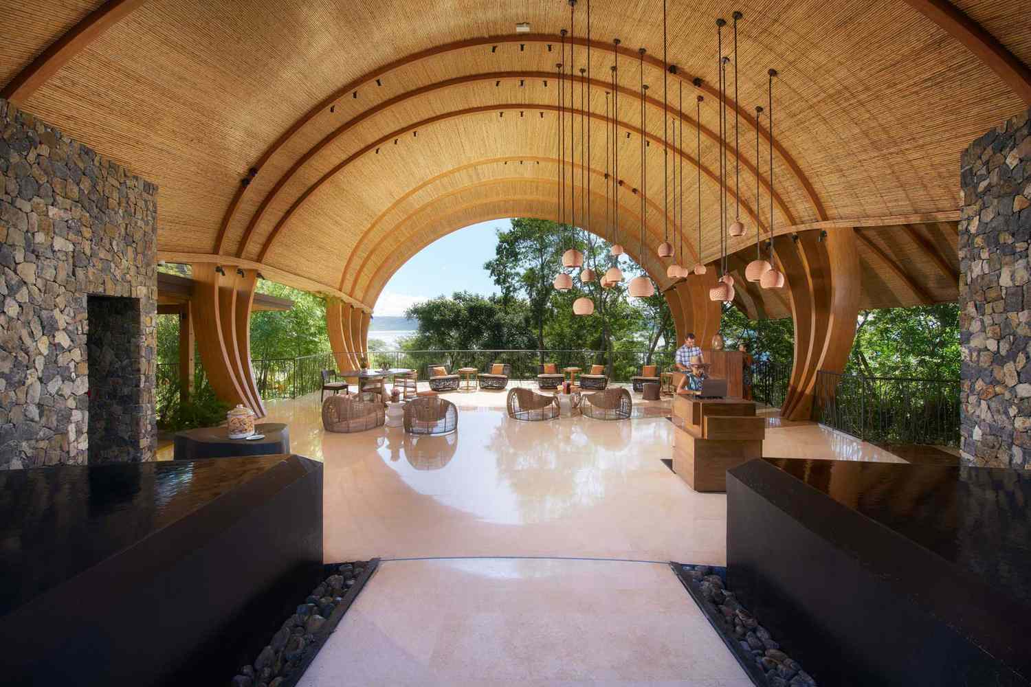 Salon au Andaz Costa Rica Resort à la péninsule Papagayo