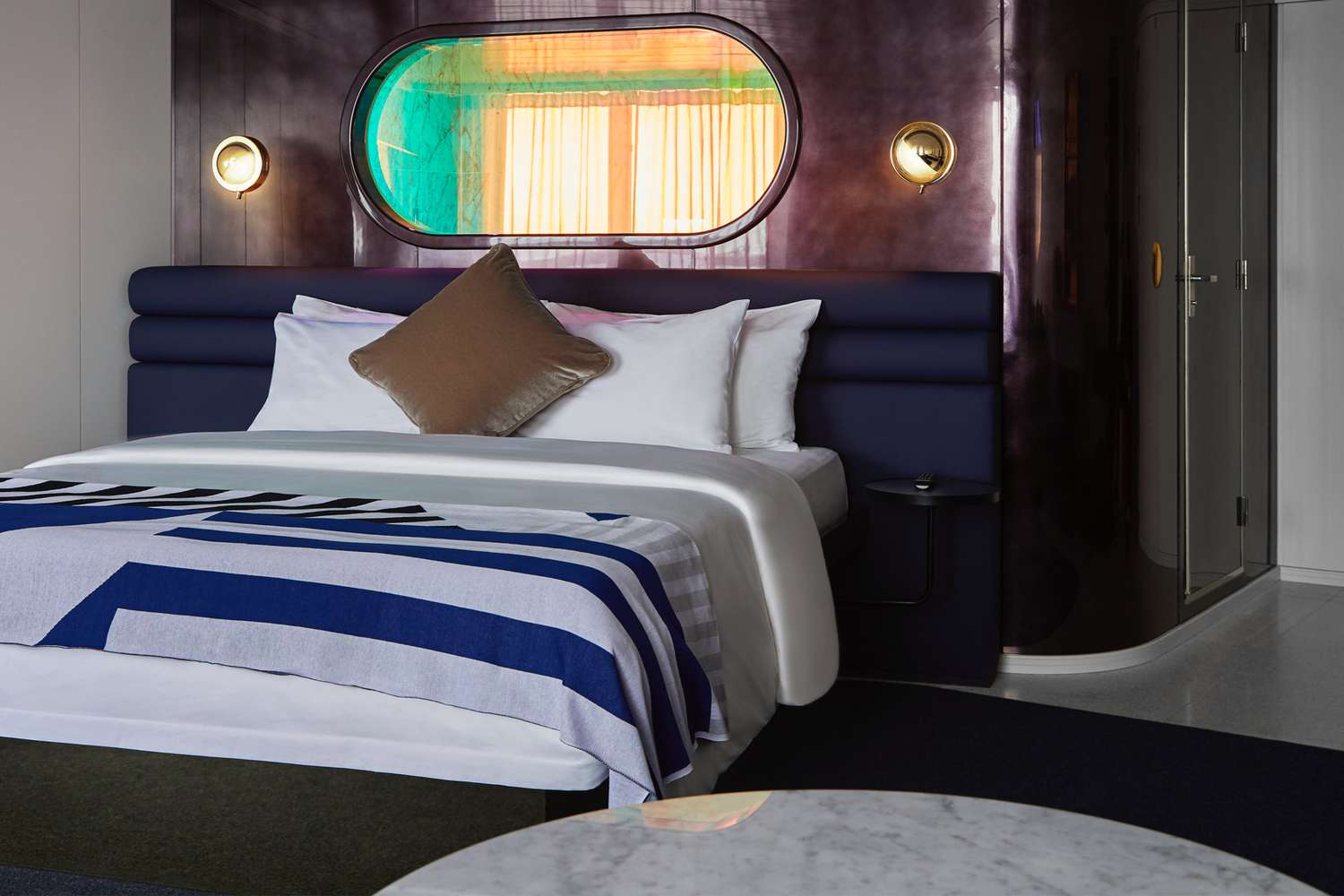 Cabine sur un navire de Virgin Voyages