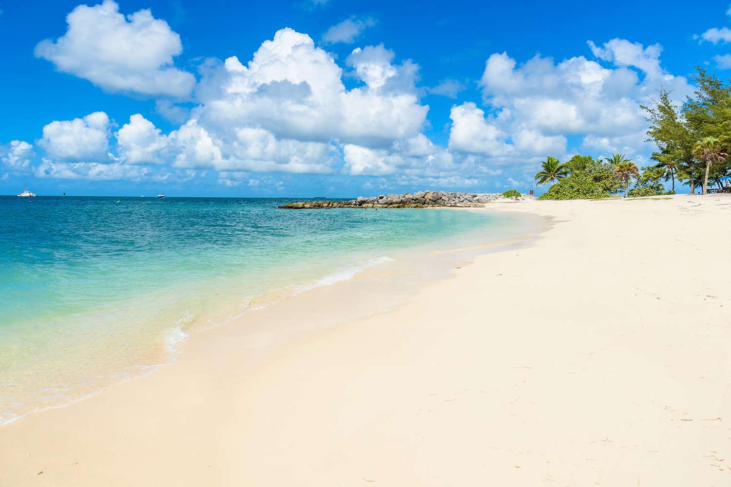 Paradise beach at Fort Zachary Taylor Park, Florida