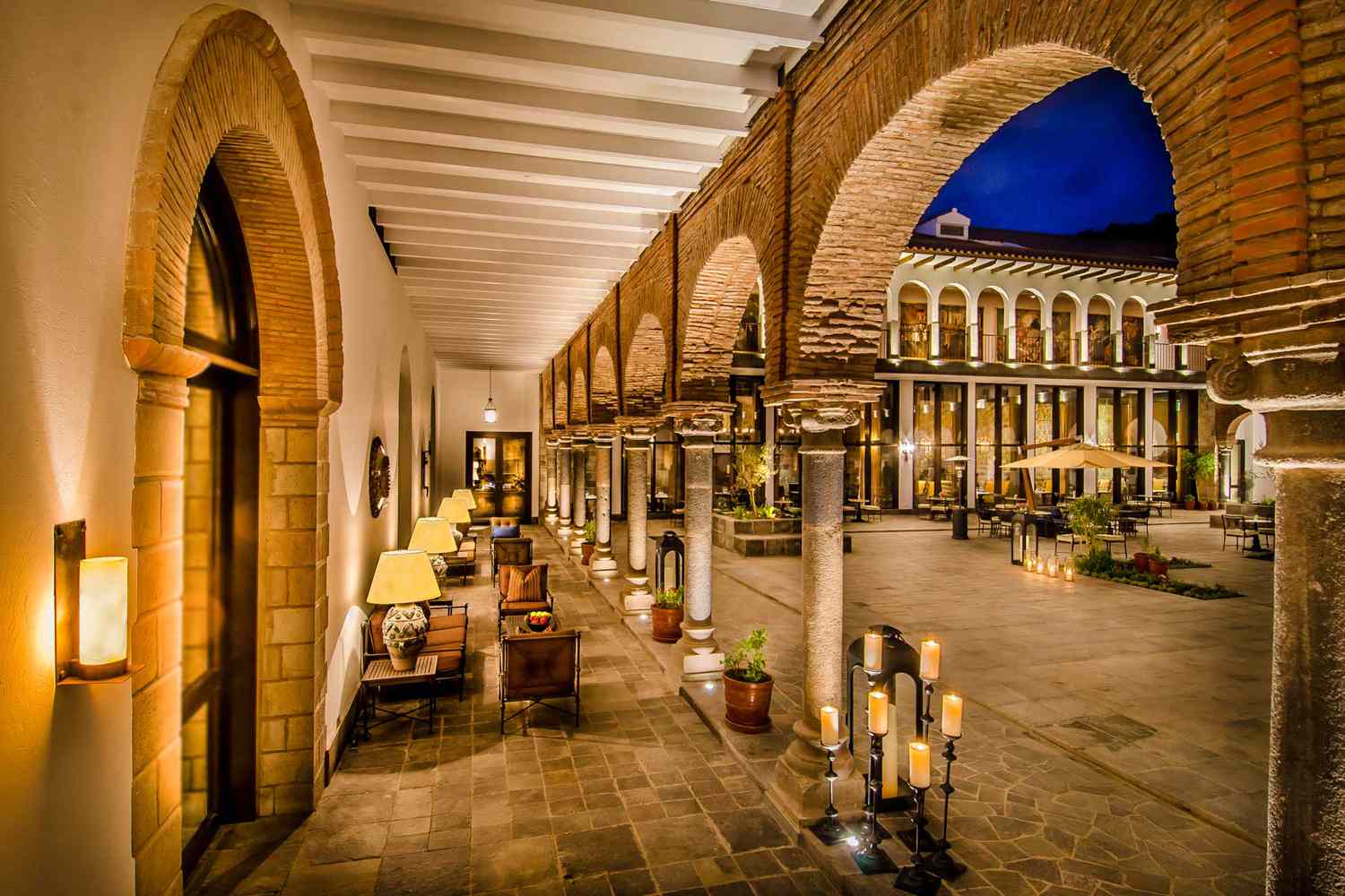Courtyard of JW Marriott El Convento Cusco