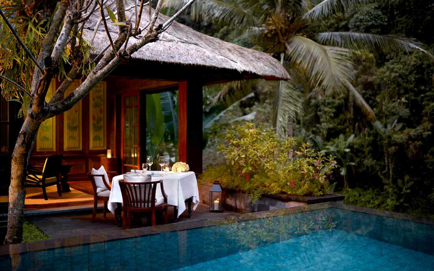 Dîner privé à Mandapa, un Ritz-Carlton Reserve, Bali, Indonésie