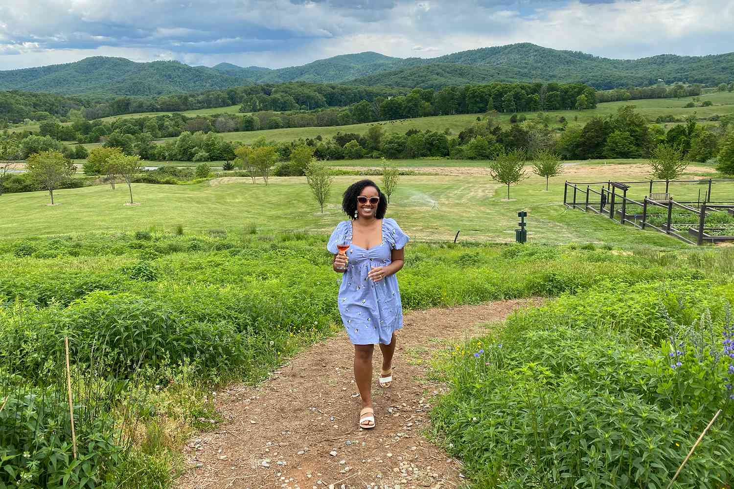 Jessica Poitevien au Pippin Hill Farm & Vineyards