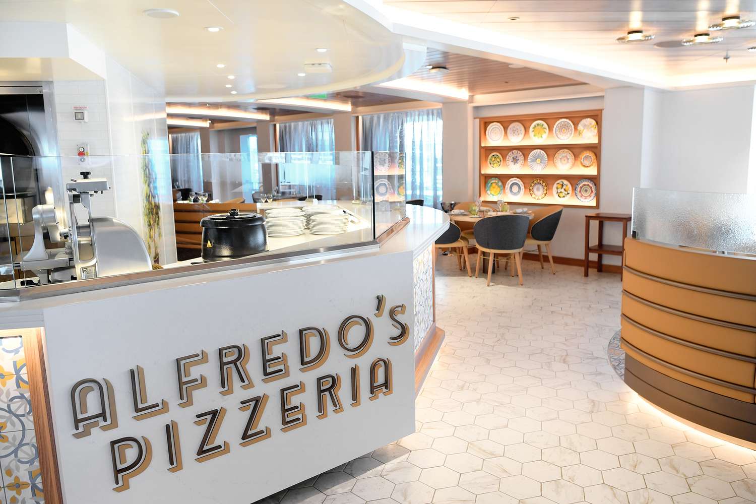 La pizzeria d'Alfredo à bord du navire Sun Princess