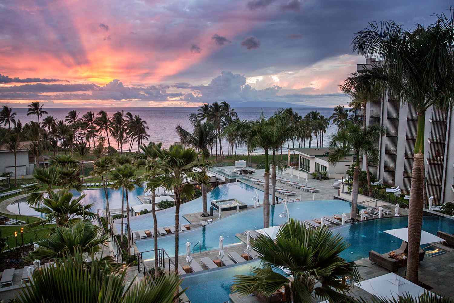 Vue aérienne de l'Andaz Maui At Wailea Resort