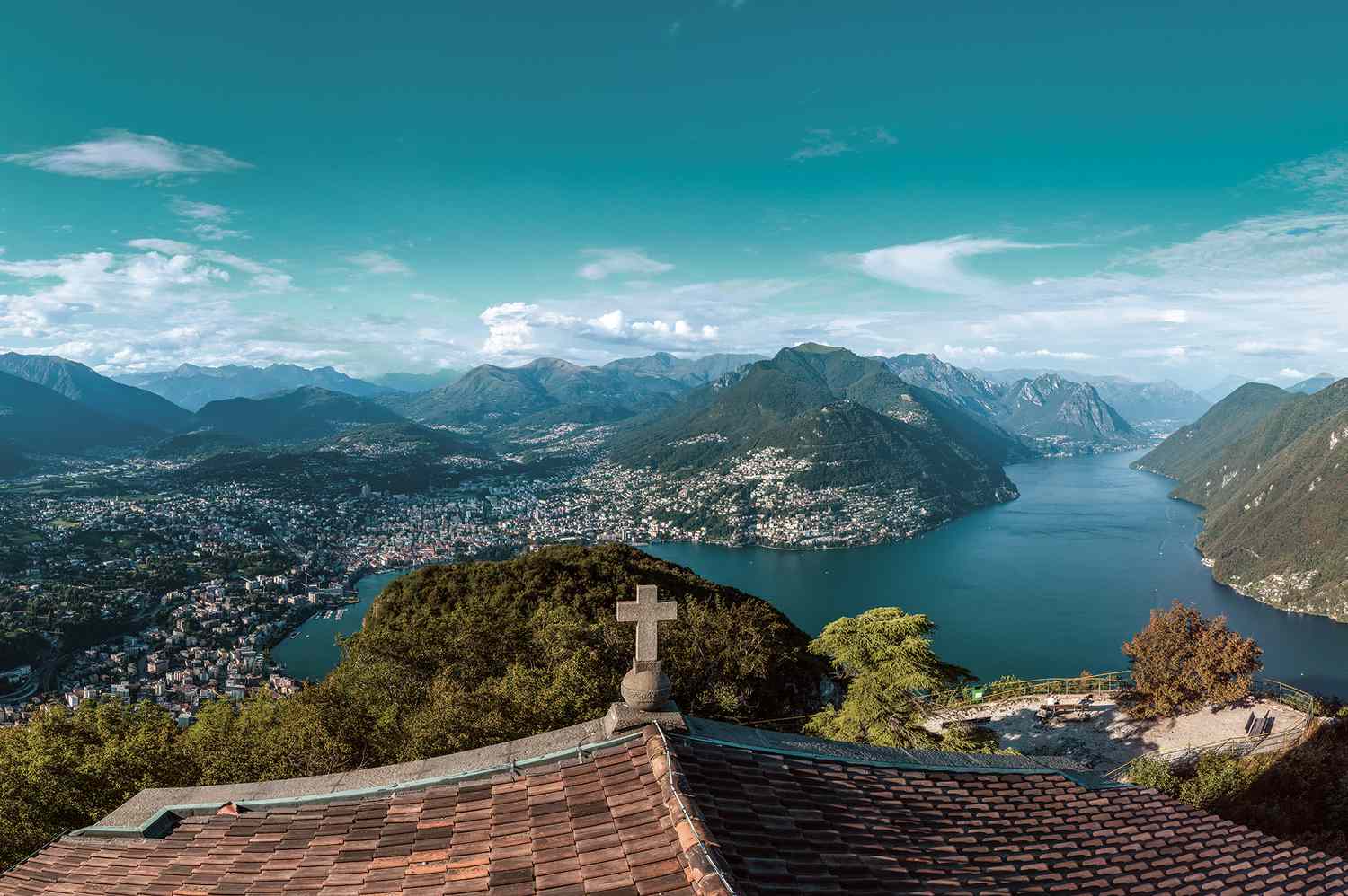 Vue depuis le Monte San Salvatore