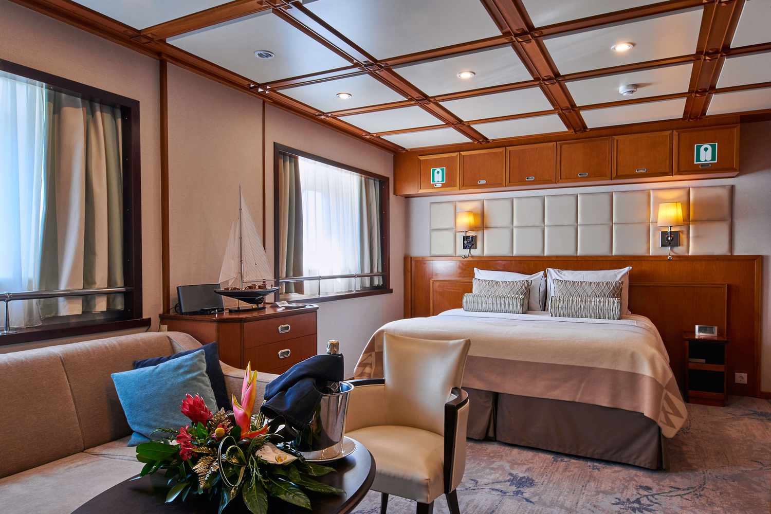 Cabine d'invité sur un navire de croisière