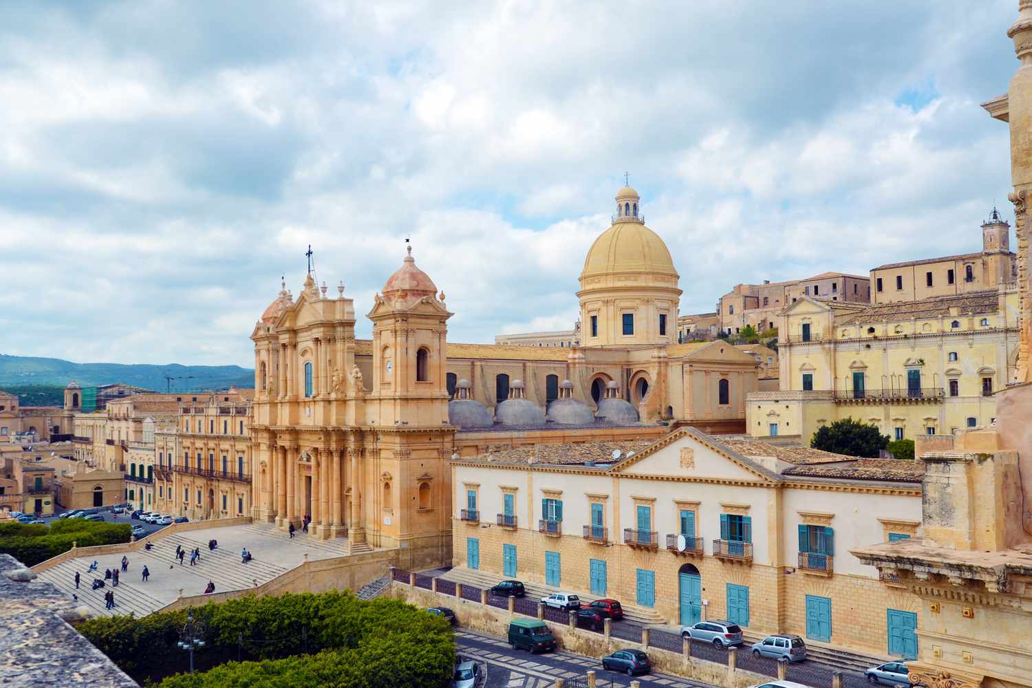 Panorama de Noto Sicile Italie