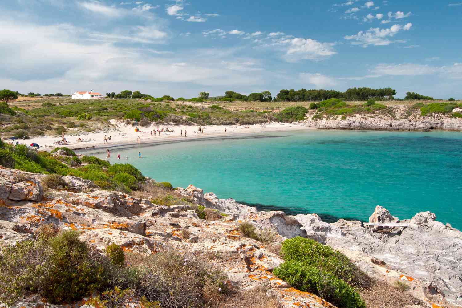 Plage de La Bobba, Carloforte, île de Saint-Pierre, Sulcis Iglesiente, Carbonia Iglesias, Sardaigne, Italie, Europe