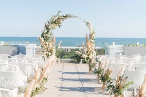 Cadre de mariage à Wild Dunes