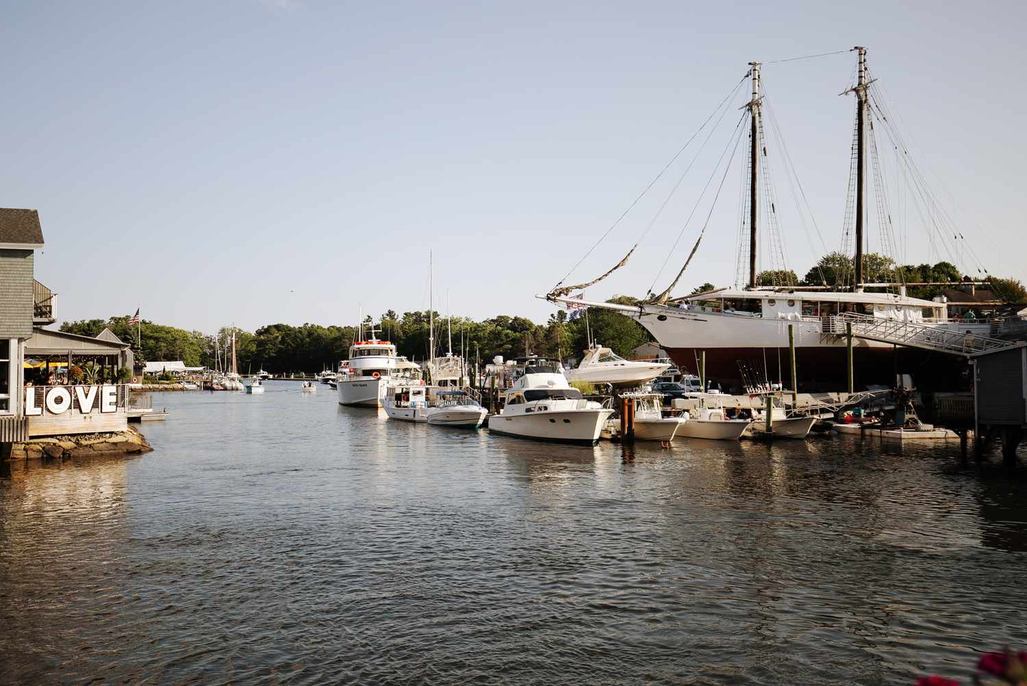 Bateaux amarrés à Kennebunkport