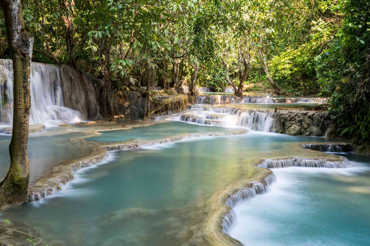 Chutes de Kuang Si au Laos