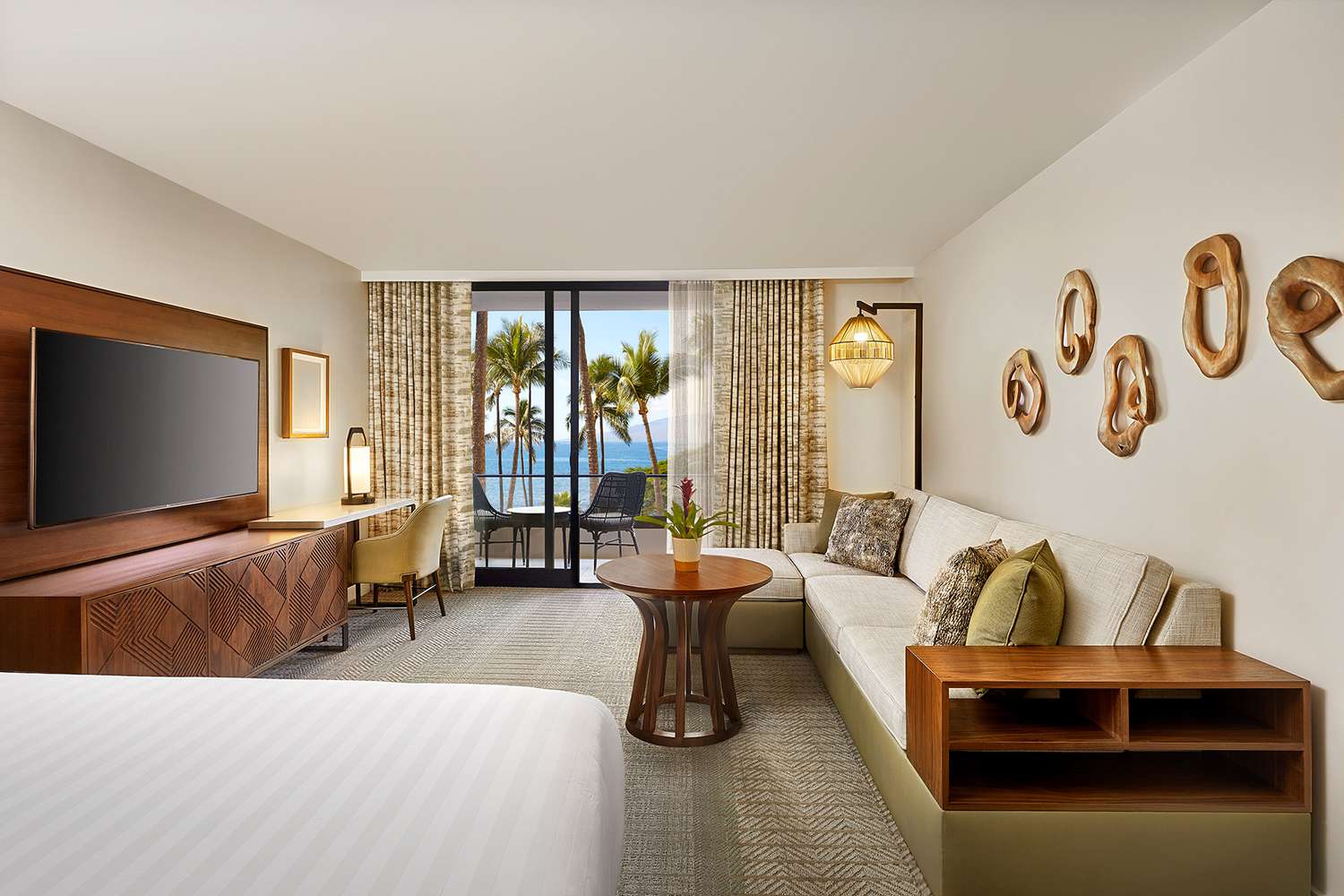 Chambre King en bord de mer au Hyatt Regency Maui Resort And Spa
