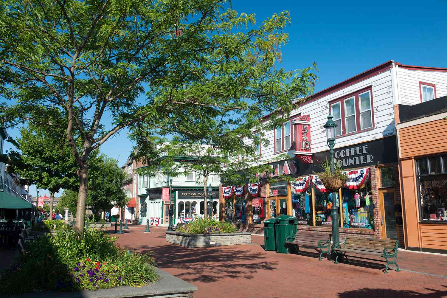 Washington Street Mall à Cape May, New Jersey