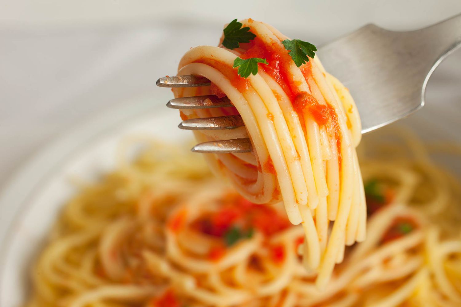 Spaghetti à la sauce tomate