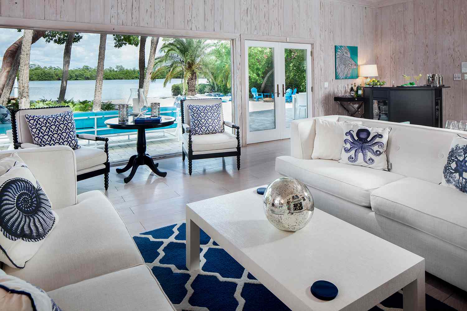 Salle de séjour à Sea Oats Luxury Estate