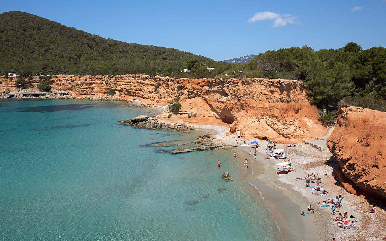 Meilleures plages d'Ibiza : Sa Caleta
