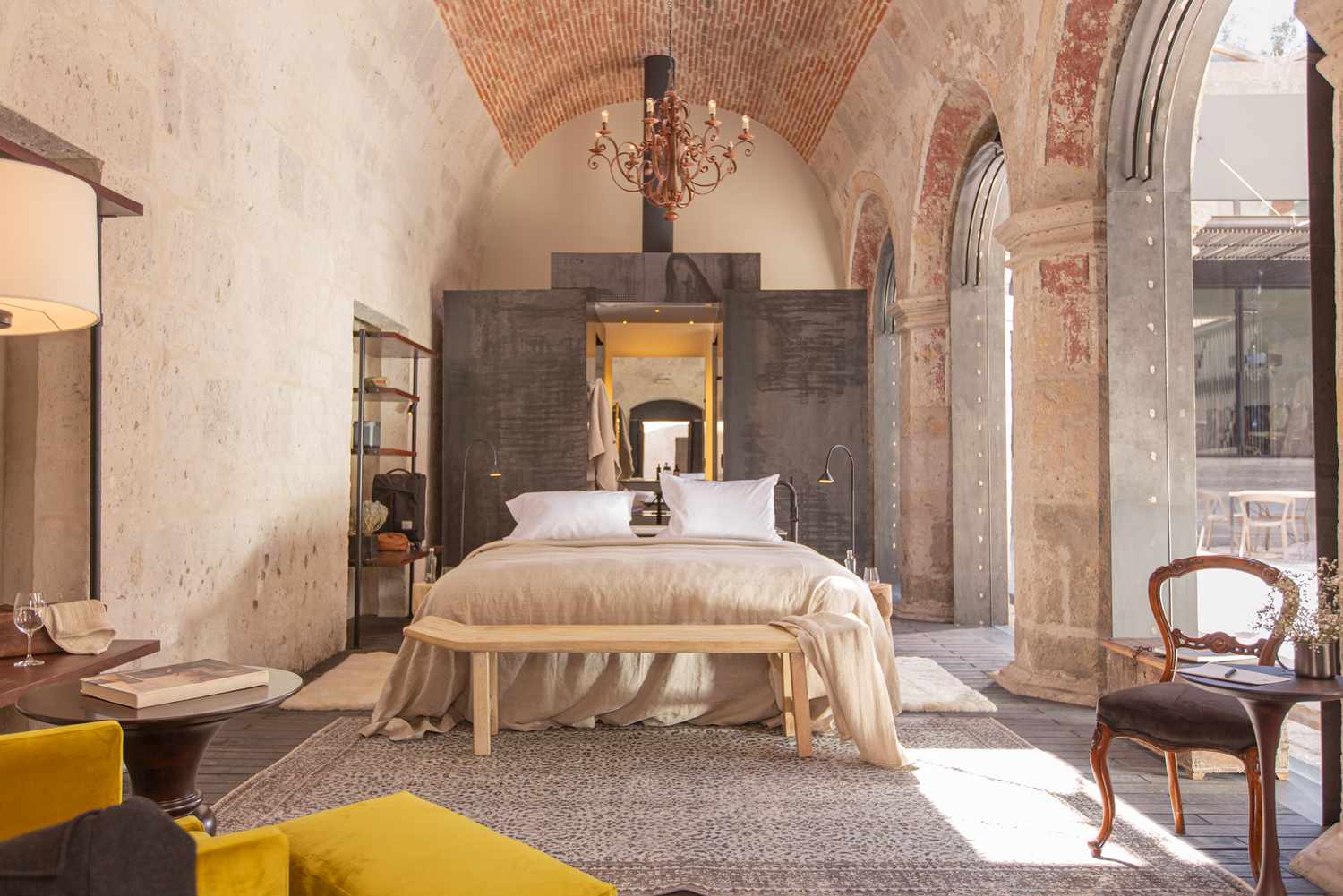 Chambre d'hôte dans un hôtel de luxe au Pérou